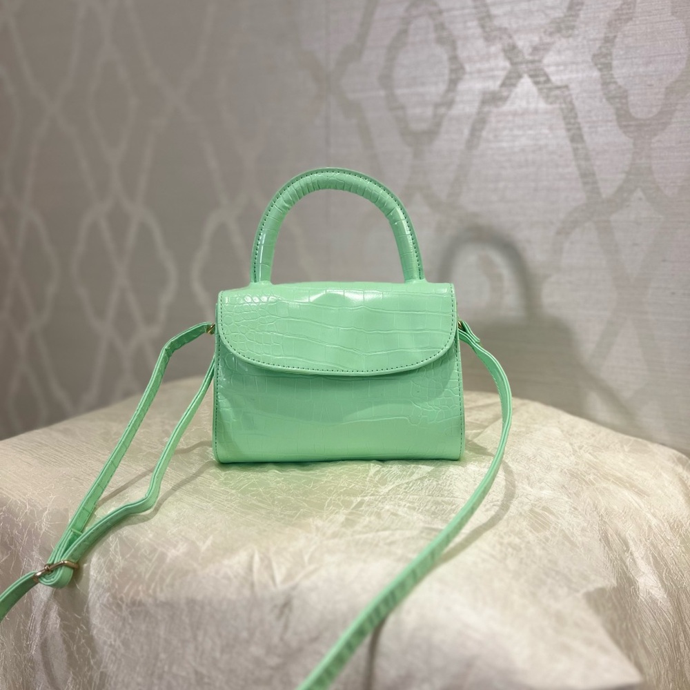 Faux Croc Mini Crossbody